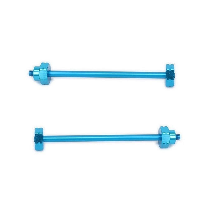 1230822 | AXLE-10-BL (Each) --- Accessories Hobby - Axle Blue - 1/10 Scale Car and Buggy