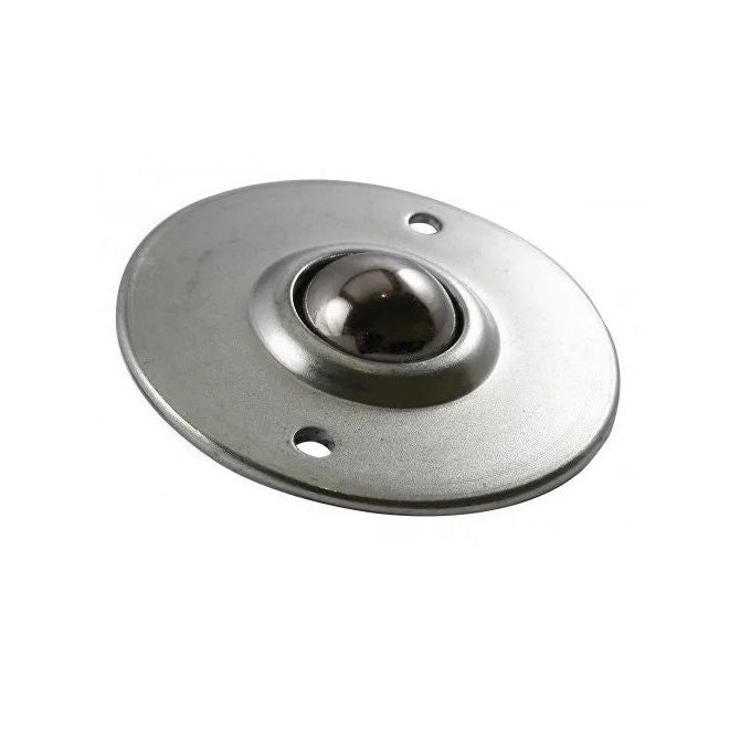 1166066 | BTU0060-010-F-SS-SL (Each) --- Flange Mount Ball Transfer Units - 54 kg - 12x46.5 mm Standard - Stainless Steel AISI 420C Rc 46-52