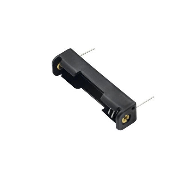 1000019 | BAT-HOL-AAA-01PCB (PK-2) --- Holders Battery Accessories - AAA Battery Holder 1 x AAA PCB Mount - 50 x 12 x 13 - Acetal