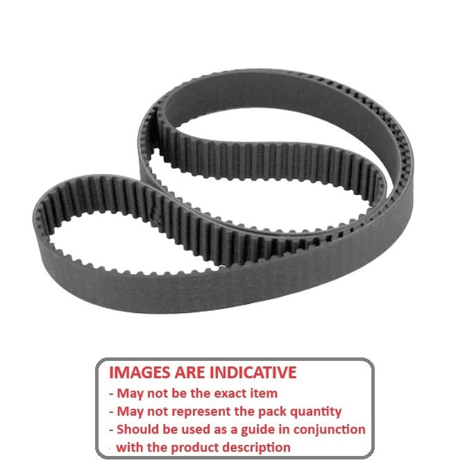1220796 | B-030H-01566-0150-NFB (2 Pcs) --- Timing 3.000mm Pitch Belts - 1566 tooth - 4698x15 mm - Nylon Covered Neoprene with Fibreglass Cords