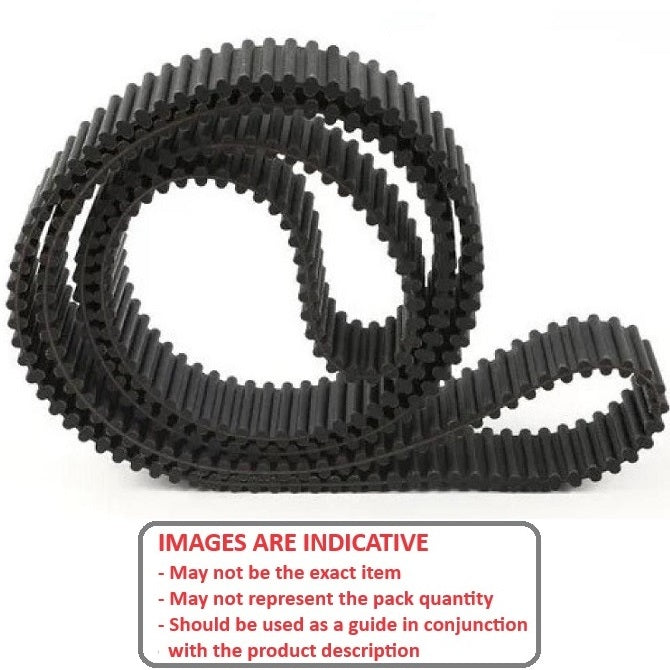 1221090 | BD-050G-0686-0090-NFB --- Timing 5.000mm Pitch Belts - 686 tooth - 3430 mm - 9 - Nylon Covered Neoprene Rubber with Fibreglass (GT2) or Carbon Fibre (GT3) Cords