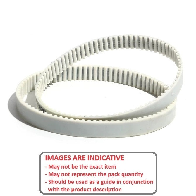 1186266 | B-020G-0100-0060-NFC --- Timing 2.000mm Pitch Belts - 100 tooth - 200x6 mm - Nylon Covered Neoprene Rubber with Fibreglass GT2 or Carbon Fibre GT3 Cords