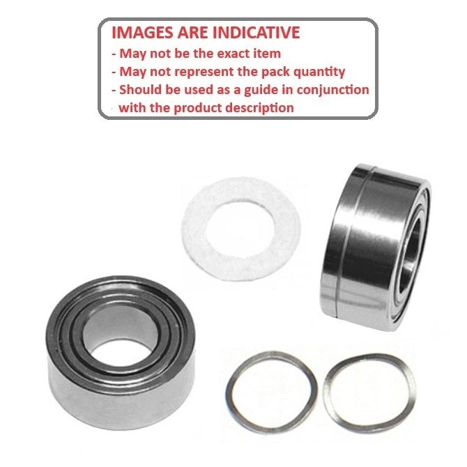 1004305 | 6743841-K11 (Each) --- for Dental Handpieces Bearings and Oring kits - Contents 1 x SR11010A-ZZ 1 x SR11010B-ZZ - 1 x Felt Seal and 2 x Washers
