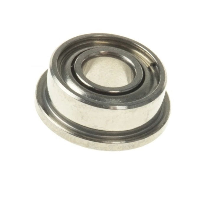 1044086 | SF623-ZZS-MC34-GR5-R-G48 (PK-20) --- Single Row Ball Bearings - 3x10x4 mm Flanged - Stainless Steel AISI 440C Bearing