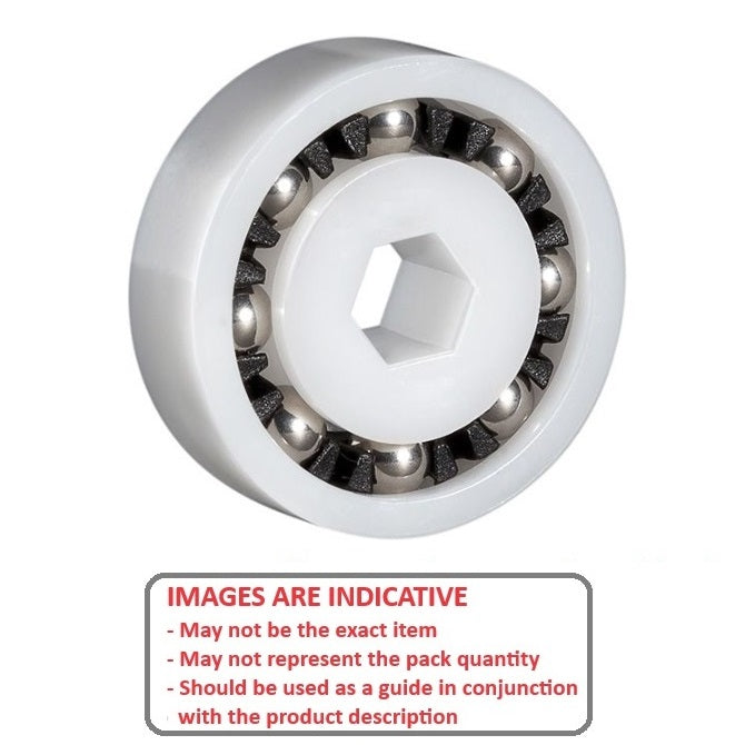 1064358 | 2045-ACE --- Pool Equipment Bearings - 5.56 Hex 22.23x7.14 mm - Acetal