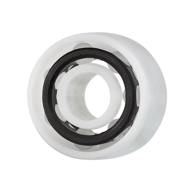1086378 | P-DR-R6E-AGL --- Plastic Bearings - 9.525x22.225x11.113 mm - Acetal with Glass Balls