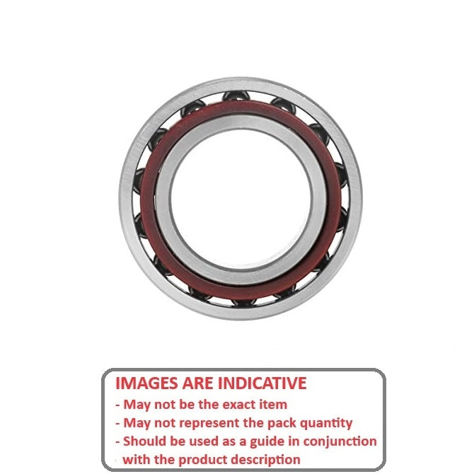 1091787 | 7200-30-T9HJP4 --- Angular Contact Bearings - 10x30x9 mm - Chrome Steel SAE 52100 - High Speed Polyamide Cage