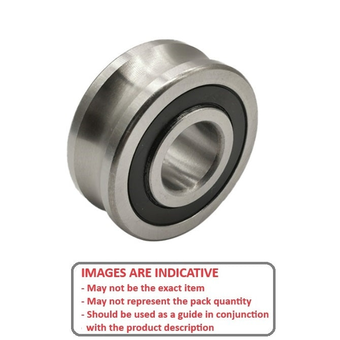 1062157 | DRA-WMR175-2RS-GP-ECO (100 Pcs) --- Grooved OD Bearings - 5x17x7 mm / 8 mm - Chrome Steel SAE 52100