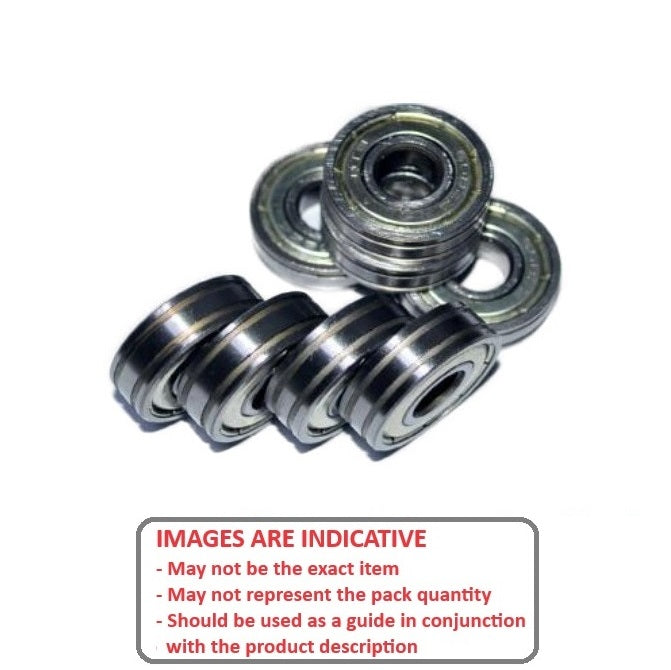 1074833 | S687A-ZZ-MC3-2OR (Each) --- Dental Applications Bearings - 7x14x5 mm - Stainless Steel AISI 440C Bearing