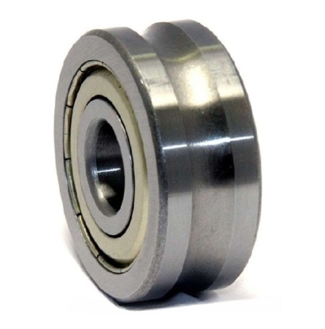 Grooved OD Bearings - 4x13x7 mm - Chrome Steel
