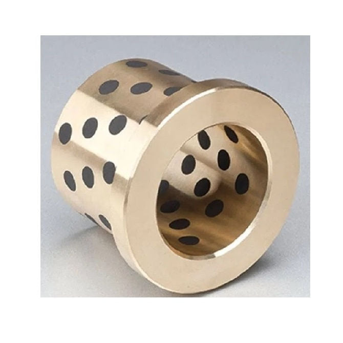 1133759 | BF0250-0350-0300-BRP (Each) --- Flanged Bushes - 25x35x30 mm Brass Graphite Plug - Brass with Graphite Plug Bush