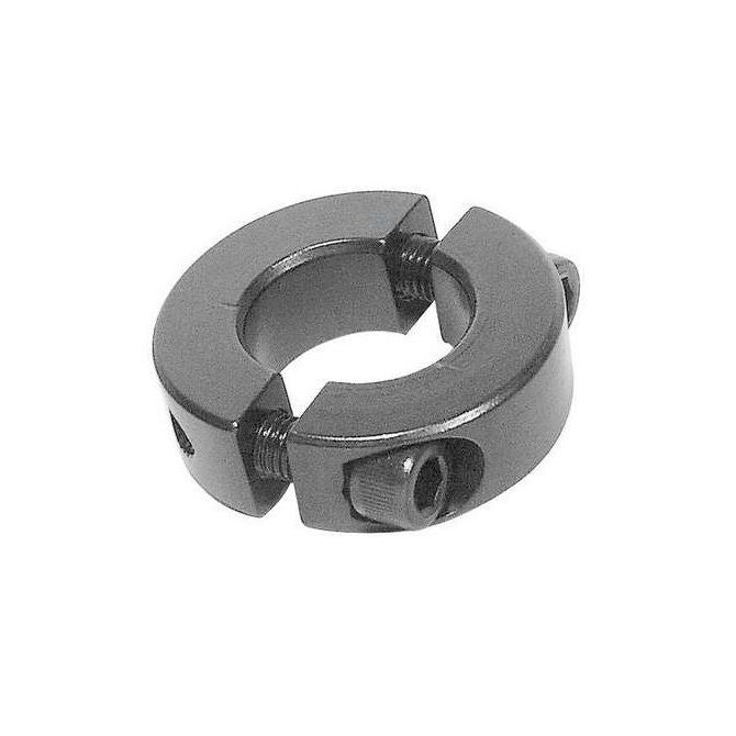 1091460 | COL-01000-024-09-2C-CS (Each) --- Shaft Collars - 10x24x9 mm Clamp Type - Steel, Black Oxide Coated Collar