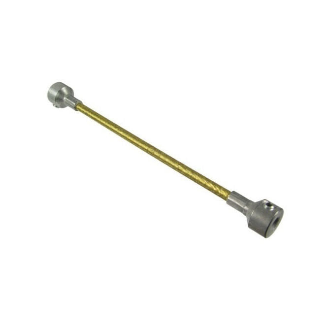 1070282 | CP-064-064-25-0203-FS (Each) --- Coupling Ends Flexible Shafts - 6.35x6.35x203.2 mm Open - Plated Steel with Vinyl Cover Shafting