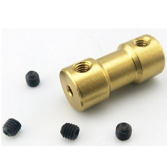 1039814 | CP-023-040-09-R-B (PK-4) --- Rigid Couplings - 2.3x4x9 mm Hobby Brass - Brass Coupling
