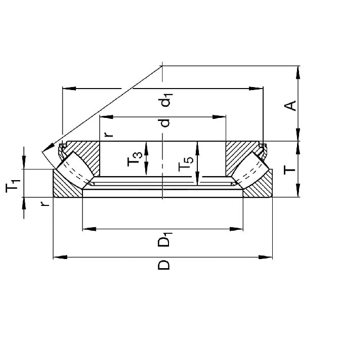 1080076 | IR-0080-0120-0105 --- Needle Roller Inner Rings Bearings - 8x12x10.5 mm - Chrome Steel