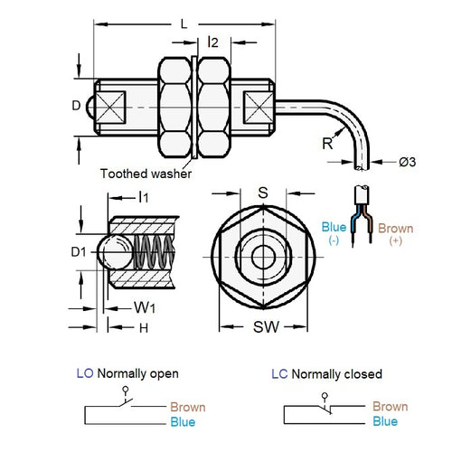 PLBT-100M-270-LO-020Diagram