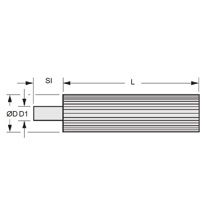 1104335 | P-MXL-013-050A --- Inch Timing Stock Pulleys - 13 tooth - 50x8.4 mm - Aluminium