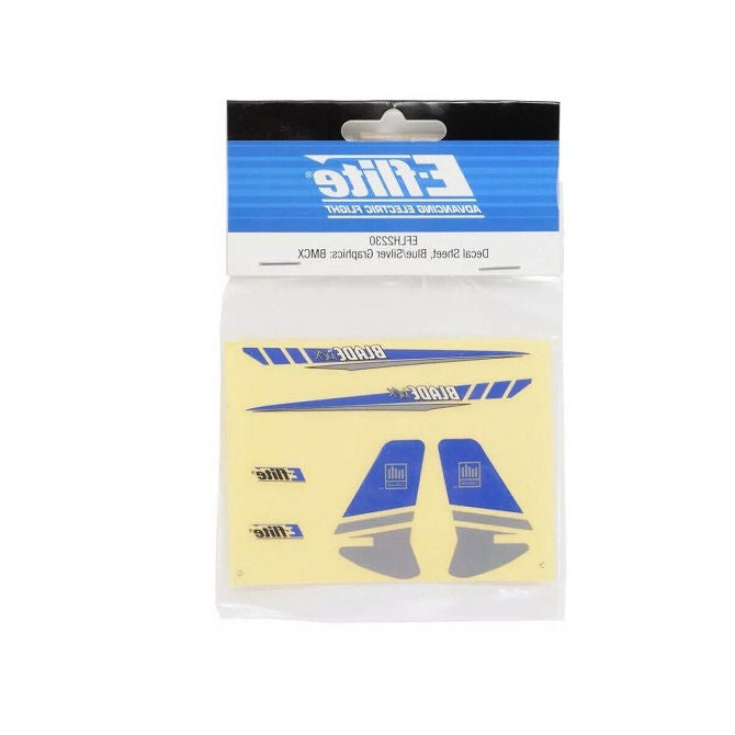 1229680 | EFLH2230 (Each) --- E Flite Parts Hobby - Decal Set Blade Micro mCX - Decal Sheet