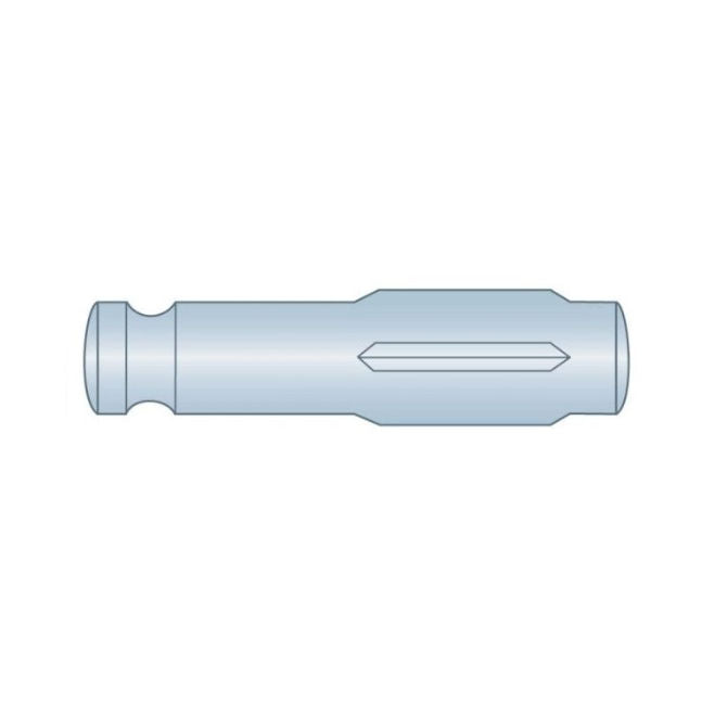 1066941 | GPG-0600-2500-BO (PK-50) --- Groove Pins - 6x25x6.3 mm - Black Oxide Steel Pin