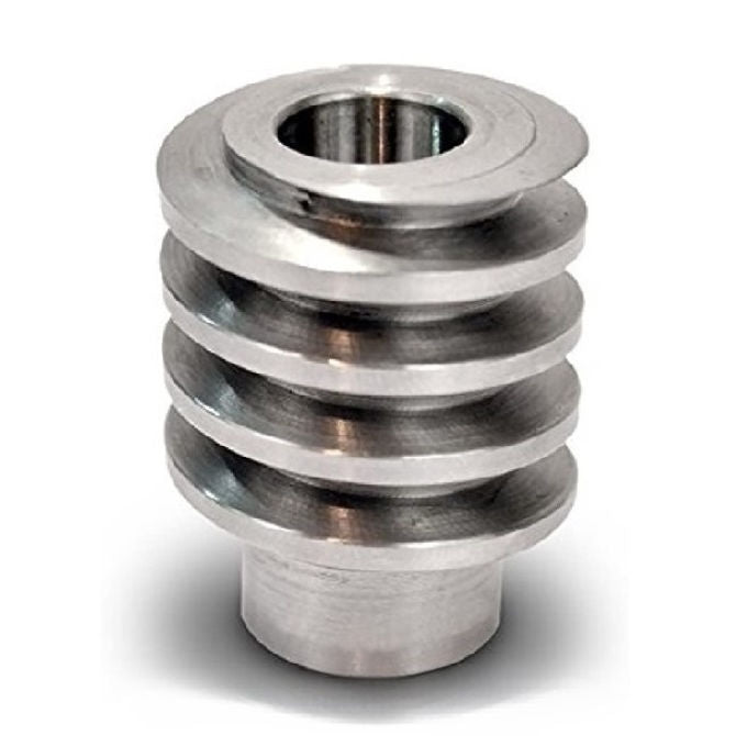 1035246 | WM1R-100-060-155-S4 (Each) --- Worm Gears - Pitch Module 1.0 - Worm - 1 Start tooth - 3 Deg 35 Min Module 1.0 - 304 Stainless