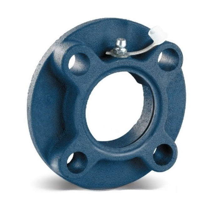 1197548 | FC206 (Each) --- Flanged Round Cast Iron Housings - 125x32.2x8 mm - Cast Iron Housing