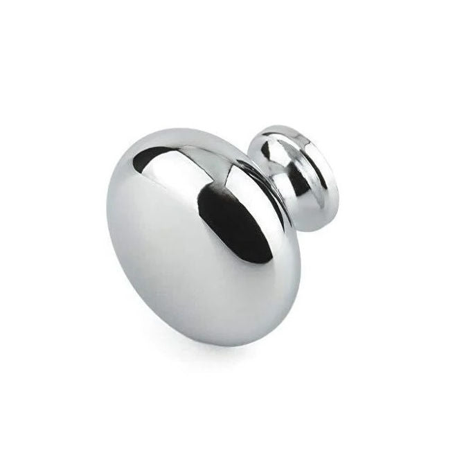 1055634 | KF042C-038-CAB-CH16 (PK-32) --- Cabinet Hardware Knobs - 8-32 UNC - 4.17mm - 38.1x25.4 mm - Zinc Diecast Knob