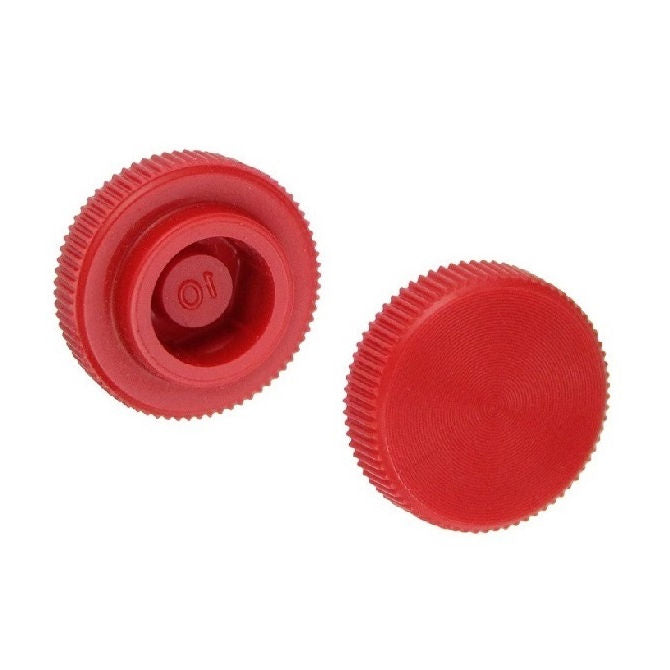 1072614 | KM064-019-KNU-R (PK-10) --- Thumb Knobs - 1/4 - 6.35mm - - Use Own Screw 19.05x7.9 mm For Cap Screws - Plastic Knob