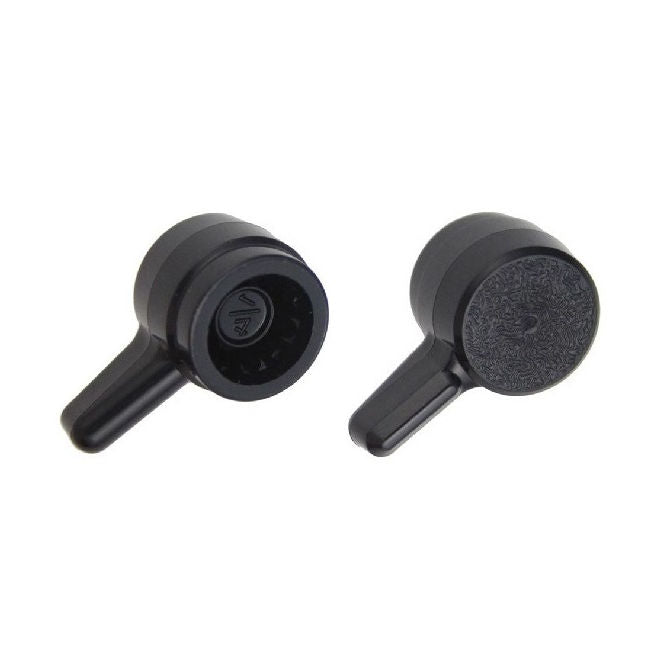 1072508 | KM064-017-L-B (PK-10) --- Thumb Knobs - 1/4 - 6.35mm - - Use Own Screw 17.46x11.1 mm For Cap Screws - Plastic Knob