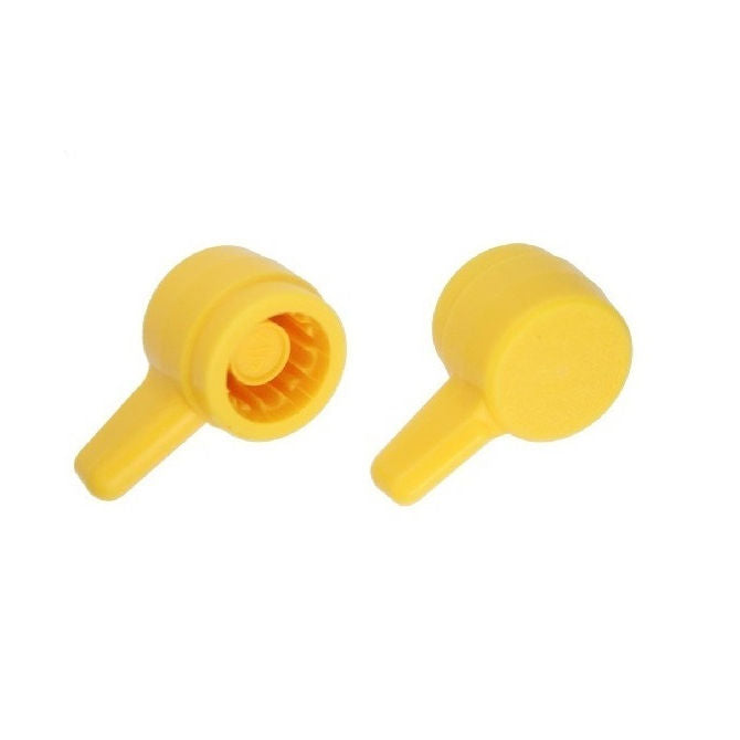 1078595 | KM079-021-L-Y (PK-10) --- Thumb Knobs - 5/16 - 7.94mm - - Use Own Screw 21.43x13.5 mm For Cap Screws - Plastic Knob