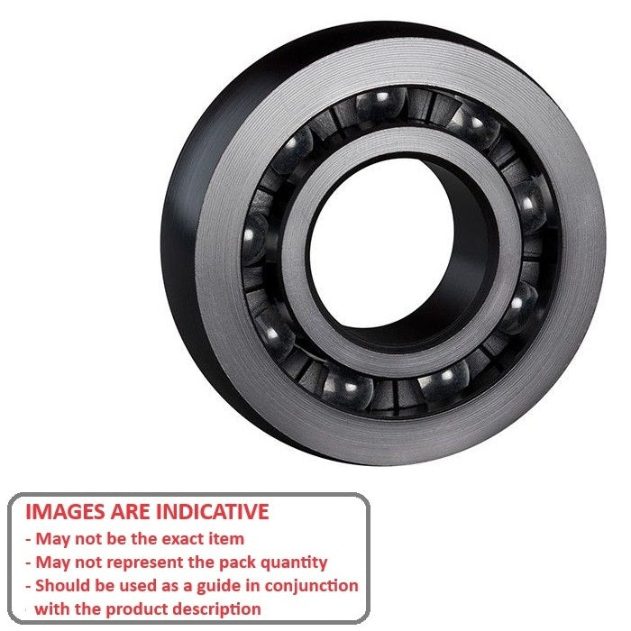 1228010 | KMS-2199 --- MRI Tables Bearings - Application GE® Cradle Wheel Bearing After Market - 0.75x1.81 inch - Acetal with Glass Balls