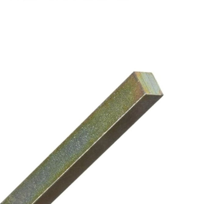 1037877 | 4R-0016-0300-KZU (Each) --- Square Keysteel Lengths - 1.588x1.588x300 mm - Carbon Steel 1045 Zinc Plated