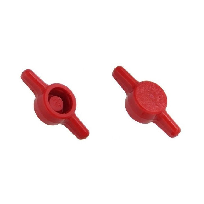 1078772 | KM079-038-TEE-R (PK-10) --- Thumb Knobs - 5/16 - 7.94mm - - Use Own Screw 38.1x10.3 mm For Cap Screws - Plastic Knob