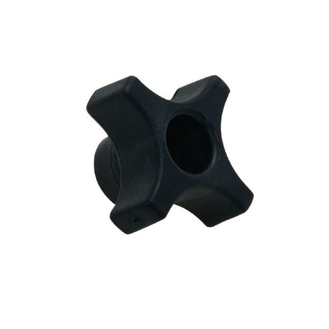 1073232 | KF064C-032-CH-TP (Each) --- Cross Knobs - 1/4-20 UNC - 6.35mm - 32x9.5 mm Female - Brass Knob