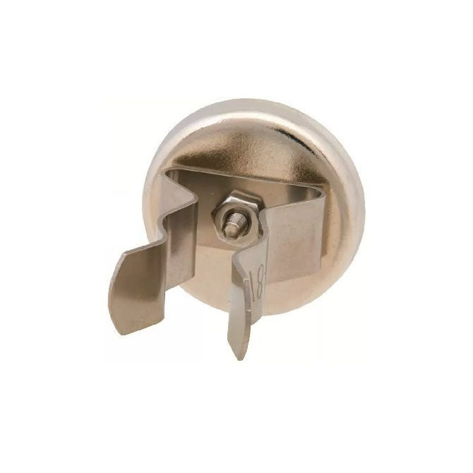 1149525 | MAG-CP-036-49-10-CL (Each) --- Cup Assemblies with Clips Magnets - 35.81x48.51 mm - Option 1 - Stainless Steel Magnet