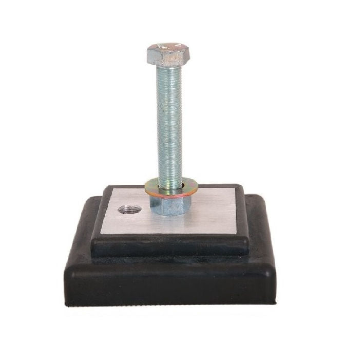 1204430 | MLM-4540-152-MC (PK-4) --- Levelling Studded Machine Mounts - 152.4 x 152.4 30.2 mm - 80 - Aluminium - Steel - Elastomer Duro 80 Mount