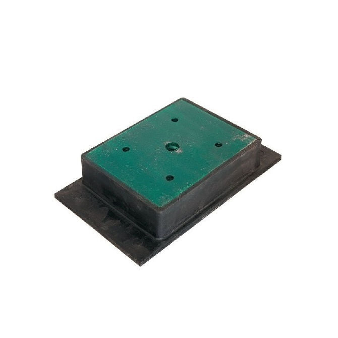 1228997 | MR4-4536 (Each) --- Rectangular 4 Bolt Mounts - 4535.9 Kg - 263.53x180.98 mm - Steel and Neoprene Mount