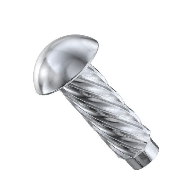 1040461 | HDP024-08R-S4 (PK-10) --- Hammer Drive Pins - 2.44x7.9x2.64 mm Round Head Stainless Steel - Stainless Steel Pin