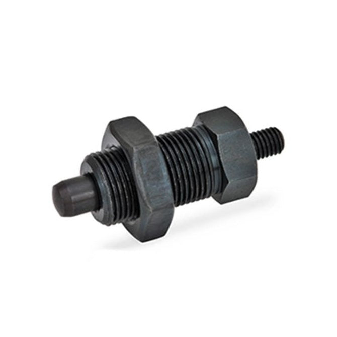 1111654 | PLIT-080-158C-00-SH-C (Each) --- Indexing Plungers - 5/8-11 UNC - 15.88mm - 25.9 mm - 1.2 N Non Locking - Steel Plunger