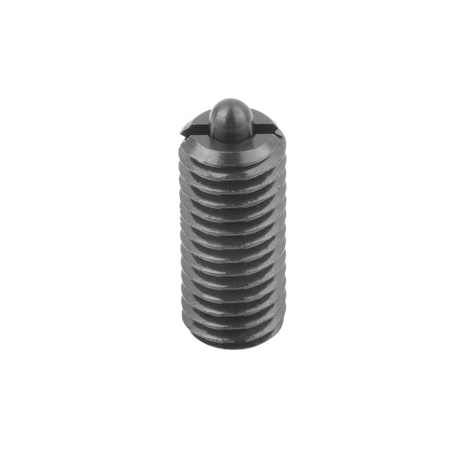 1098506 | PLST-120M-280-C-110 (Each) --- Spring Plungers - M12 - 12x1.75mm - 28 mm - 45 N No Handle - Steel Plunger