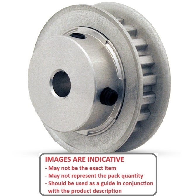 1139391 | P-050G-030-150FF-SB-N-127U --- Metric Timing Pulleys - 30 tooth - 15x12.7 mm - Steel - Black Oxide