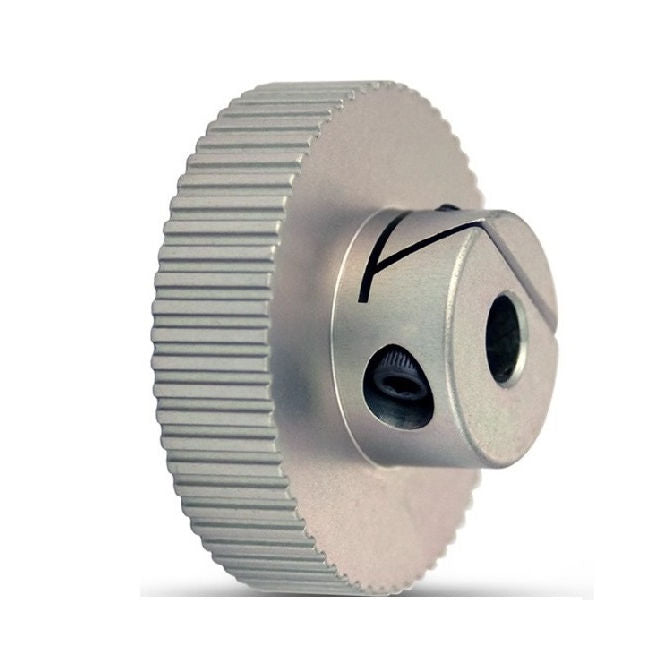 1177270 | P-020G-072-060P-AL-E-060 (Each) --- Metric Timing Pulleys - 72 tooth - 6x6 mm 2mm Pitch - Aluminium Pulley