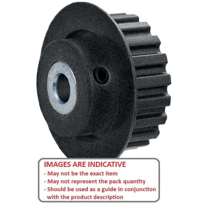 1166537 | P-030H-060-090SF-PP-GAI-120 --- Metric Timing Pulleys - 60 tooth - 9x12 mm - Plastic