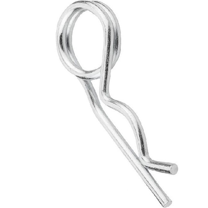1075757 | RCL-070-152-ZD (Each) --- Double Coil R Clips - 7x152 mm - Zinc Plated Clip