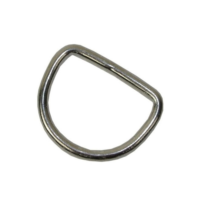 1135295 | BA-755RS (Each) --- D Rings - 25.4x3.48 mm - - - Nickel Plated Steel Ring