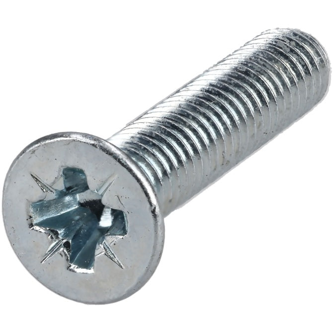 1044204 | SK030M-010-PZ-CZ (PK-10) --- Countersunk Screws - M3 - 3x0.5mm - 10 mm - Zinc Plated Pozidrive Screw
