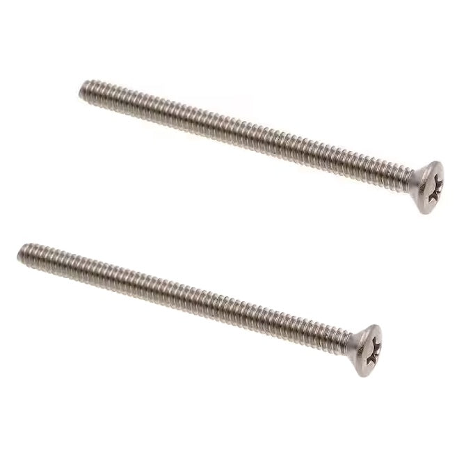 1068030 | SK060M-030-O-PH-S4 (PK-10) --- Countersunk Screws - M6 - 6x1mm - 30 mm - 304 Stainless Oval Top Screw