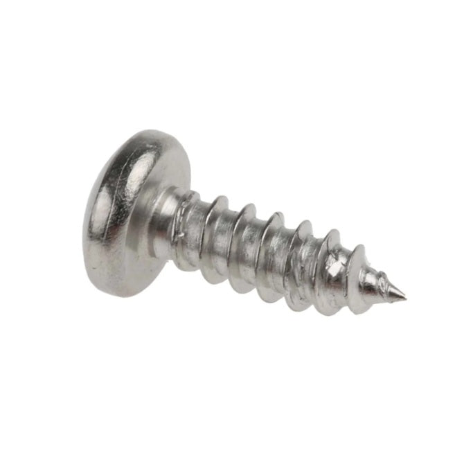 1055589 | SCT0476-010-P-PH-S6 (PK-100) --- Self Tapping Screws - 4.76x9.5 mm - 10 or 3/16 Pan Head - Stainless Steel 316 Similar to A4, 18-10 Screw