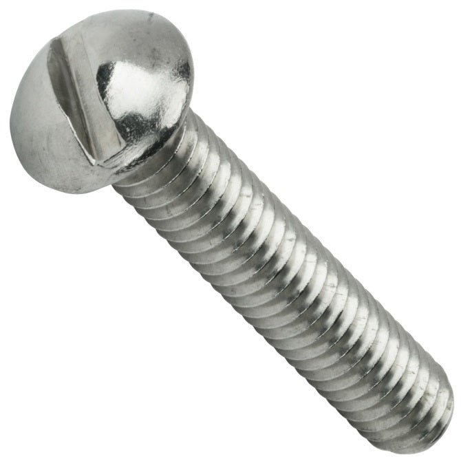 1055285 | SC047B-010-R-SL-BN (PK-10) --- Round Head Screws - 2BA - 4.7mm - 9.5 mm - Nickel Plated Brass Steel Screw
