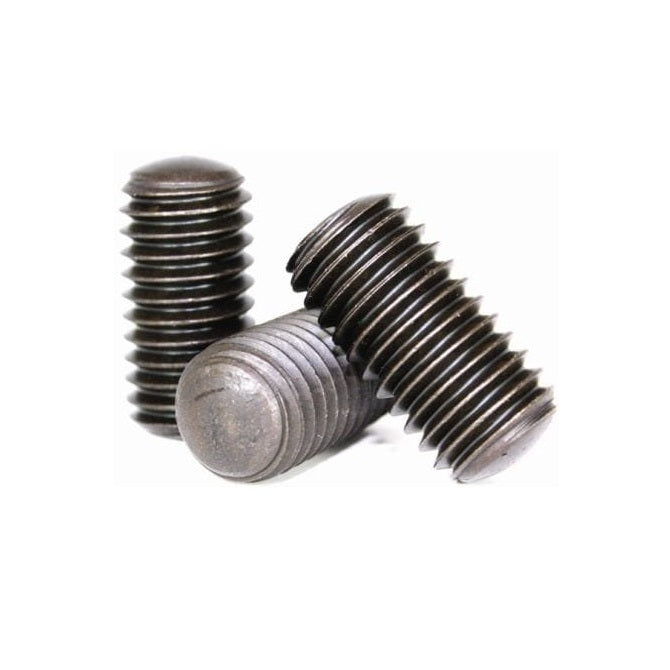 1060705 | SS042C-0064-AS-OT (Pack of 100) --- 8-32 UNC - 4.17mm - 6.4 mm - Oval Tipped - Carbon Steel Screw