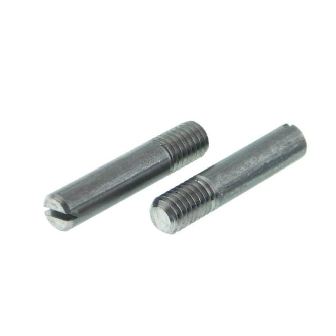 1092184 | SS100M-0300-ASP (Each) --- Partial Thread Slotted Set Screws - M10 - 10x1.5mm - 30 mm - Steel Alloy, Rockwell B75 Screw